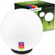 Садова декоративна RGB куля 30 см на сонячній батареї ATRIS